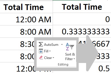 Excel Timesheet Formulas 3